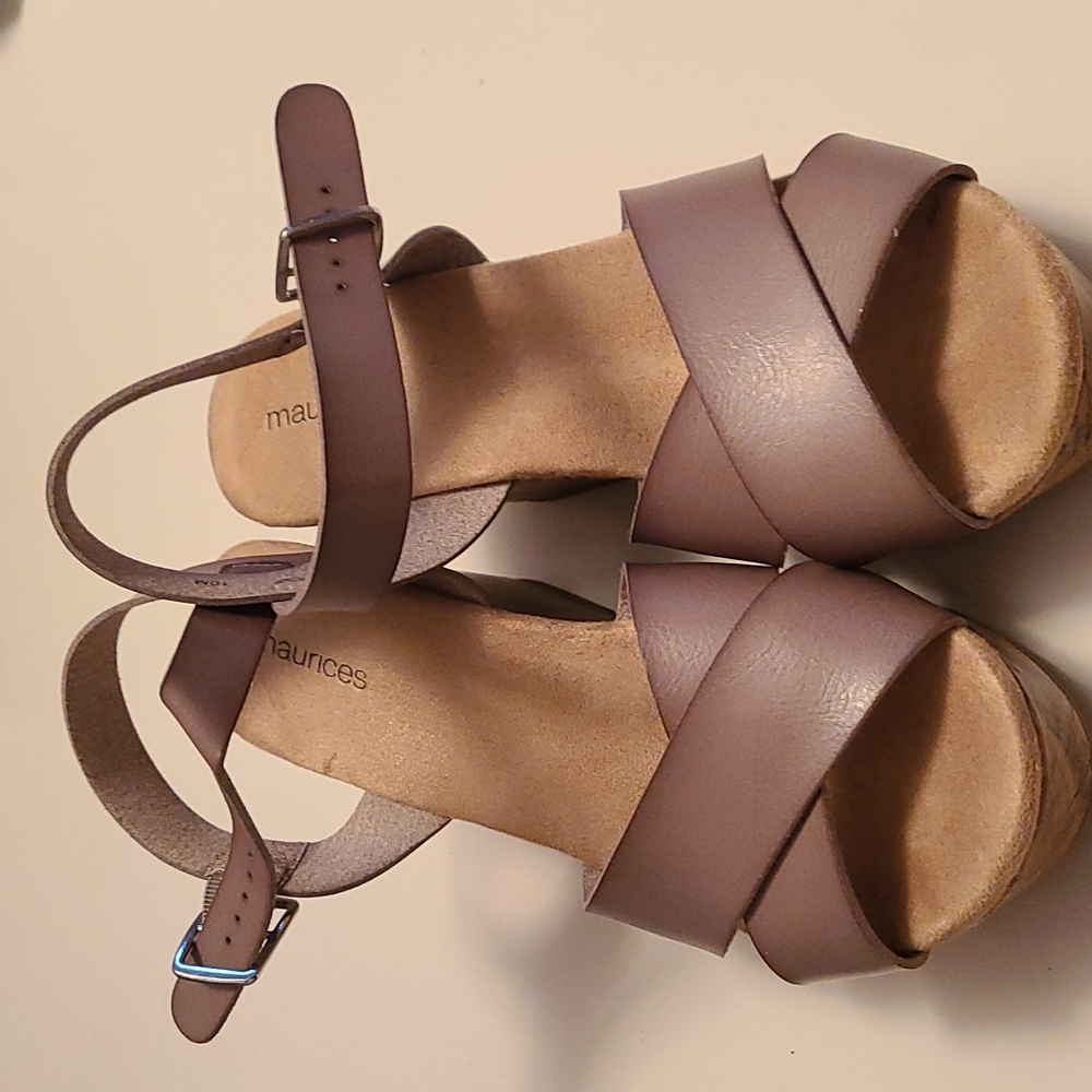 Maurices wedge sandals.